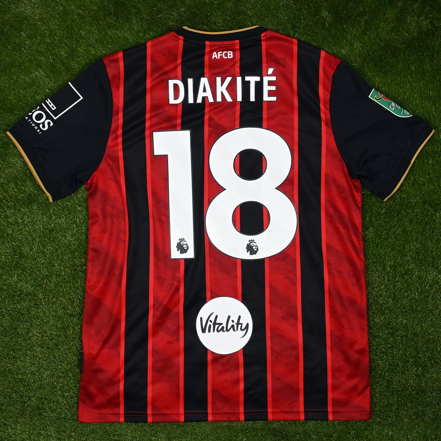 Bafode Diakite Signed Carabao Cup Shirt - Brentford Home 25/26