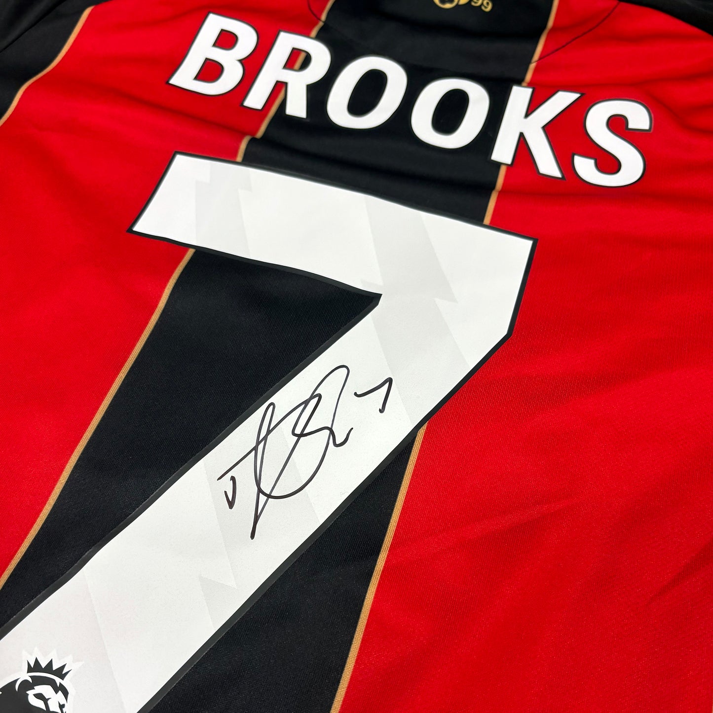 David Brooks Signed Premier League Shirt - Aston Villa Home 24/25