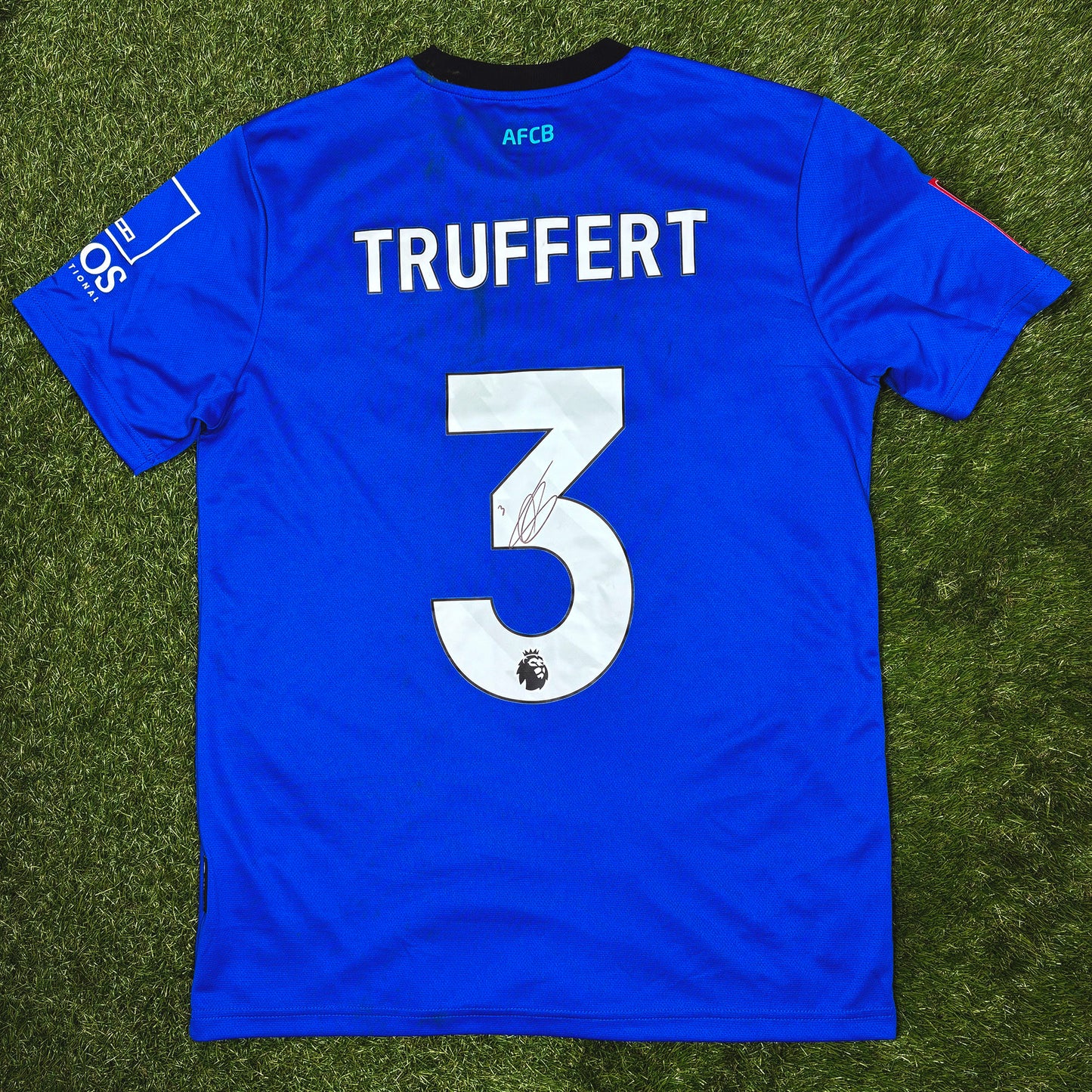 Adrien Truffert Signed FA Cup Round 3 Shirt - Newcastle 25/26