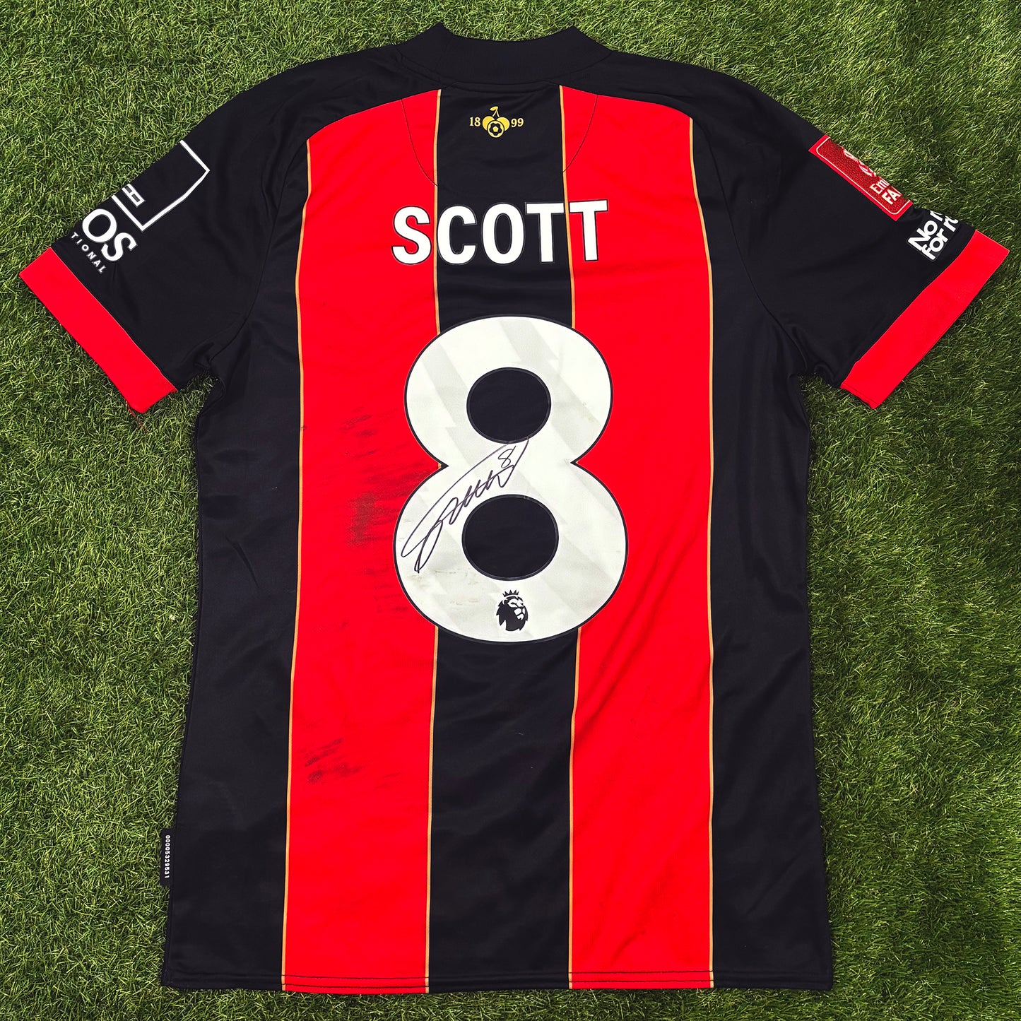 Alex Scott Signed FA Cup Shirt - Wolves 24/25