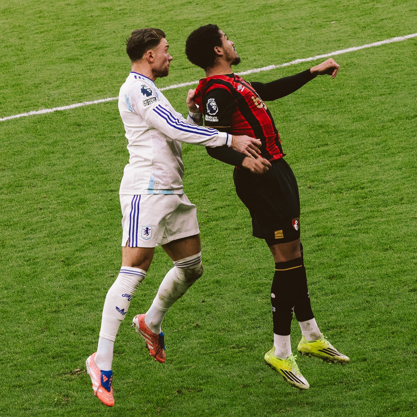 Amine Adli Signed Premier League Shirt - Aston Villa Home 25/26