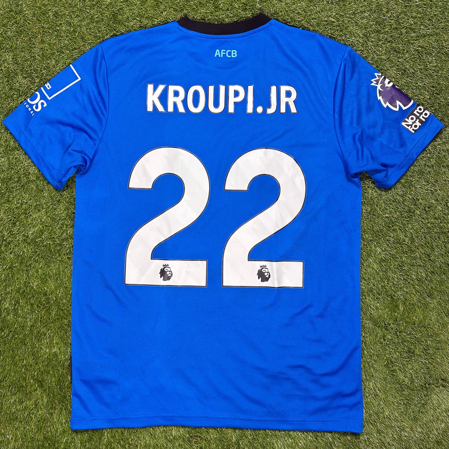 Eli Junior Kroupi Signed Premier League Shirt - Manchester United Away 25/26