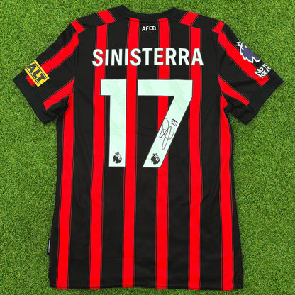 Luis Sinisterra Signed Premier League Shirt - Manchester United 23/24