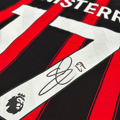 Luis Sinisterra Signed Premier League Shirt - Manchester United 23/24