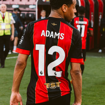 Tyler Adams Signed FA Cup Quarter Final Shirt - Manchester City Home 24/25